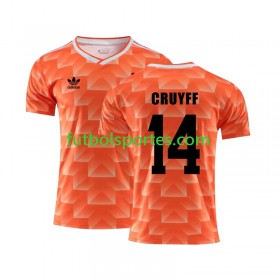 Camiseta Países Bajos Cruyff 14 Retro Primera Equipación 1988
